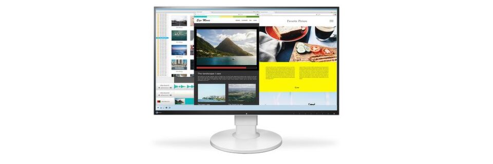 Der 27-Zöller EV2780 ist der erste Eizo-Monitor mit USB-C-Schnittstelle für Video, Audio und Daten. Er kann angeschlossene Notebooks oder Tablets auch gleich mit bis zu 30 Watt laden. Der 27-Zöller EV2780 ist der erste Eizo-Monitor mit USB-C-Schnittstelle für Video, Audio und Daten. Er kann angeschlossene Notebooks oder Tablets auch gleich mit bis zu 30 Watt laden.