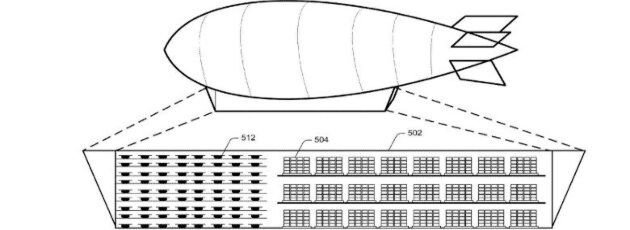 Fliegende Lagerhallen: Wie aus einem kürzlich bekannt gewordenem US-Patent hervorgeht überlegt Amazon, Luftschiffe für die Lagerung von Waren über Großstädten zu nutzen, die von dort aus in Windeseile per Drohne zugestellt werden können. Fliegende Lagerhallen: Wie aus einem kürzlich bekannt gewordenem US-Patent hervorgeht überlegt Amazon, Luftschiffe für die Lagerung von Waren über Großstädten zu nutzen, die von dort aus in Windeseile per Drohne zugestellt werden können.