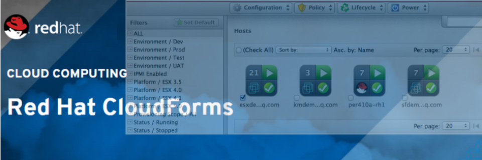 Red Hat veröffentlicht CloudForms 4.2 (Bild: Red Hat) Red Hat veröffentlicht CloudForms 4.2 (Bild: Red Hat)