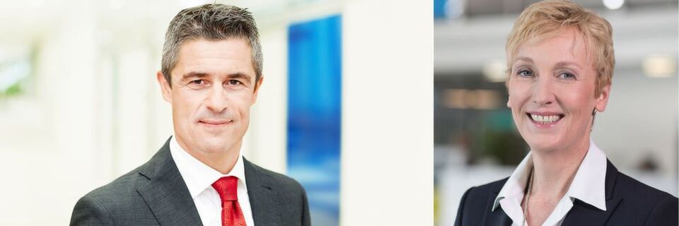 Bechtle-Vorstand Michael Guschlbauer und Microsoft-Geschäftsführerin Sabine Bendiek dehnen die Partnerschaft von Systemhaus und Hersteller auf das Public-Cloud-Geschäft aus. Bechtle-Vorstand Michael Guschlbauer und Microsoft-Geschäftsführerin Sabine Bendiek dehnen die Partnerschaft von Systemhaus und Hersteller auf das Public-Cloud-Geschäft aus.