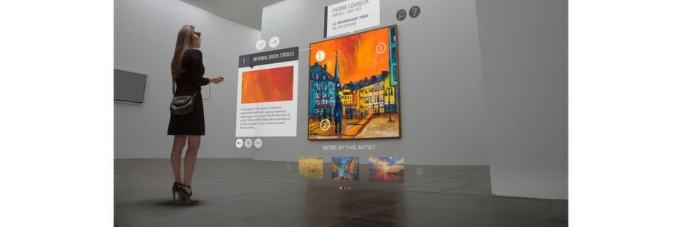 Epson hat die Augmented-Reality-Brille Moverio BT-350 für den Einsatz in Einrichtungen wie Museen entwickelt. Die Brille erkennt Objekte und zeigt zusätzliche Informationen an. Epson hat die Augmented-Reality-Brille Moverio BT-350 für den Einsatz in Einrichtungen wie Museen entwickelt. Die Brille erkennt Objekte und zeigt zusätzliche Informationen an.