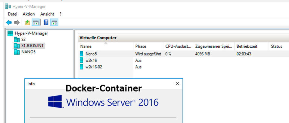 Docker-Container bieten unter Windows Server 2016 ganz besondere Vorteile und sind sehr einfach zu verwalten. Docker-Container bieten unter Windows Server 2016 ganz besondere Vorteile und sind sehr einfach zu verwalten.