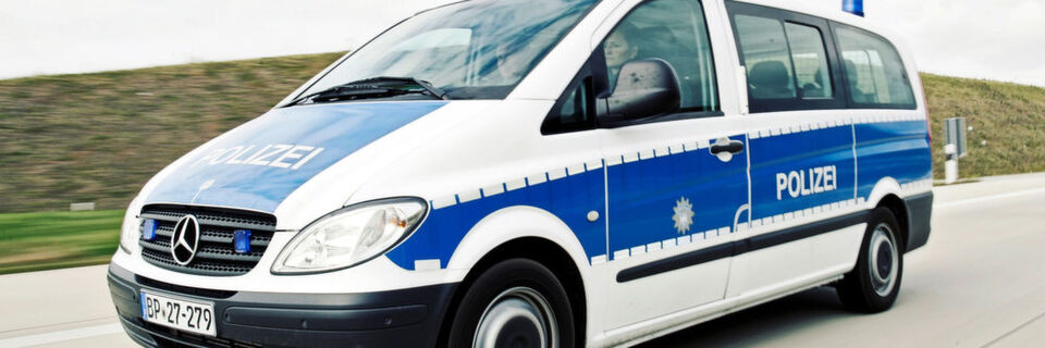 Streifenfahrzeug der Bundespolizei Streifenfahrzeug der Bundespolizei