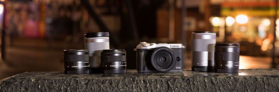 Die EOS M6 ist Canons neue Variante der spiegellosen Systemkamera. Die EOS M6 ist Canons neue Variante der spiegellosen Systemkamera.