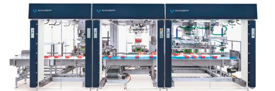 Durch die Vereinheitlichung der Arbeitsprozesse sichern die Maschinen von Gerhard Schubert eine stets gleichbleibende Qualität der Verpackungen. Durch die Vereinheitlichung der Arbeitsprozesse sichern die Maschinen von Gerhard Schubert eine stets gleichbleibende Qualität der Verpackungen.