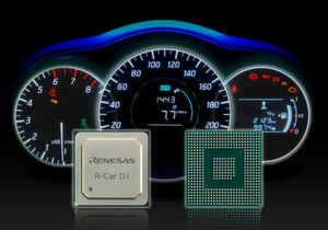Renesas demonstriert seine jahrelangen Erfahrungen hinsichtlich Embedded- und Automotive-Anforderungen mit der 2015 erstmals erschienenen R-Car-Serie: Multi-Display-Lösungen, aber insbesondere auch Fahrerinformations- und Fahrassistenzsysteme (ADAS) profitieren von den gesteigerten 3-D-Grafikkapazitäten der speziell auf den Automobilmarkt abzielenden SoCs. Renesas demonstriert seine jahrelangen Erfahrungen hinsichtlich Embedded- und Automotive-Anforderungen mit der 2015 erstmals erschienenen R-Car-Serie: Multi-Display-Lösungen, aber insbesondere auch Fahrerinformations- und Fahrassistenzsysteme (ADAS) profitieren von den gesteigerten 3-D-Grafikkapazitäten der speziell auf den Automobilmarkt abzielenden SoCs.