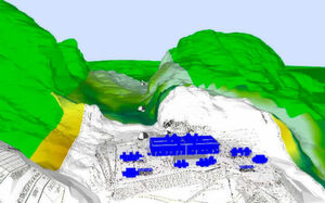 Berg oder Tal: Während der Simulation werden viele Parameter berücksichtigt – auch bei dieser Konverteranlage. Berg oder Tal: Während der Simulation werden viele Parameter berücksichtigt – auch bei dieser Konverteranlage.