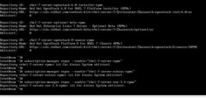 Diese Paketquellen müssen eingebunden sein, um später einen RHEL-7-Host in einen OpenShift-Master-Noder verwandeln zu können. Diese Paketquellen müssen eingebunden sein, um später einen RHEL-7-Host in einen OpenShift-Master-Noder verwandeln zu können.