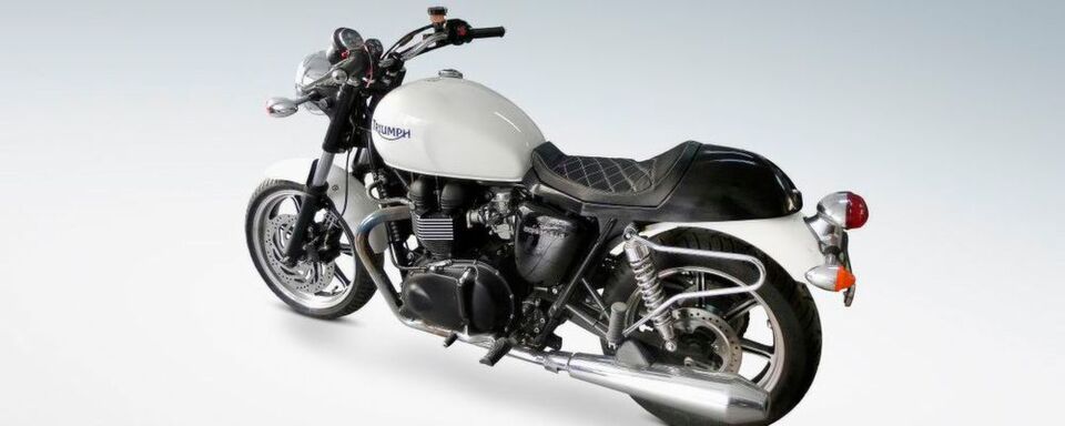 So könnte das aussehen: Eine C-Racer Sitzbank auf einer Triumph. So könnte das aussehen: Eine C-Racer Sitzbank auf einer Triumph.