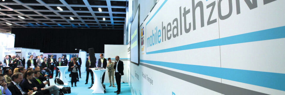 Die Sonderschaufläche „mobile health ZONE“ ist für Anbieter mobiler Gesundheitslösungen reserviert Die Sonderschaufläche „mobile health ZONE“ ist für Anbieter mobiler Gesundheitslösungen reserviert