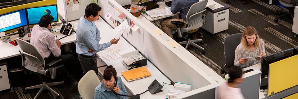 Polycom ist überzeugt: Die Tage starrer Präsenzkultur sind gezählt. Dies wäre das Ende des Großraumbüros. Polycom ist überzeugt: Die Tage starrer Präsenzkultur sind gezählt. Dies wäre das Ende des Großraumbüros.