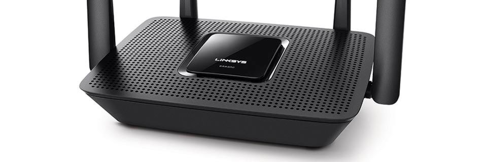 Linksys stattet den Max Stream EA8300 mit vier aktiven Hochleistungsantennen aus. Linksys stattet den Max Stream EA8300 mit vier aktiven Hochleistungsantennen aus.