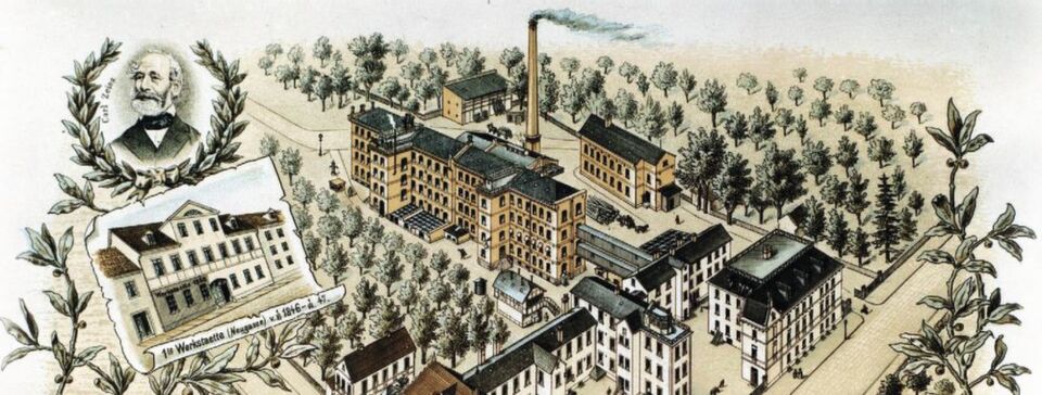Abb. 1: Wo alles begann – Die Optische Werkstätte im Jena des 19. Jahrhunderts. Abb. 1: Wo alles begann – Die Optische Werkstätte im Jena des 19. Jahrhunderts.