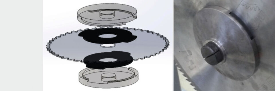 Entwicklung und Umsetzung eines elastomer-gedämpften Testspannflansches. Entwicklung und Umsetzung eines elastomer-gedämpften Testspannflansches.