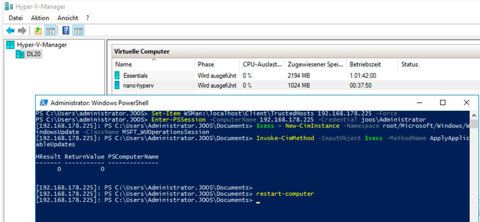 In der Powershell lassen sich in Windows Server 2016 eine Vielzahl an Remote-Aktionen ausführen. In der Powershell lassen sich in Windows Server 2016 eine Vielzahl an Remote-Aktionen ausführen.