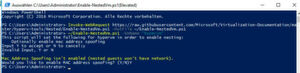 Innerhalb von VMs kann in Windows Server 2016 Hyper-V installiert werden. Sinnvoll ist das zum Beispiel für Hyper-V-Container auf Nano-Servern. Innerhalb von VMs kann in Windows Server 2016 Hyper-V installiert werden. Sinnvoll ist das zum Beispiel für Hyper-V-Container auf Nano-Servern.