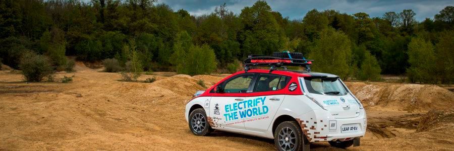 Nissan LEAF AT-EV (All Terrain Electric Vehicle): Im Elektroauto von Europa nach Asien startete „Plug In Adventures“ 2017 mit einem Nissan Leaf bei der Mongol Rally. Nissan LEAF AT-EV (All Terrain Electric Vehicle): Im Elektroauto von Europa nach Asien startete „Plug In Adventures“ 2017 mit einem Nissan Leaf bei der Mongol Rally.