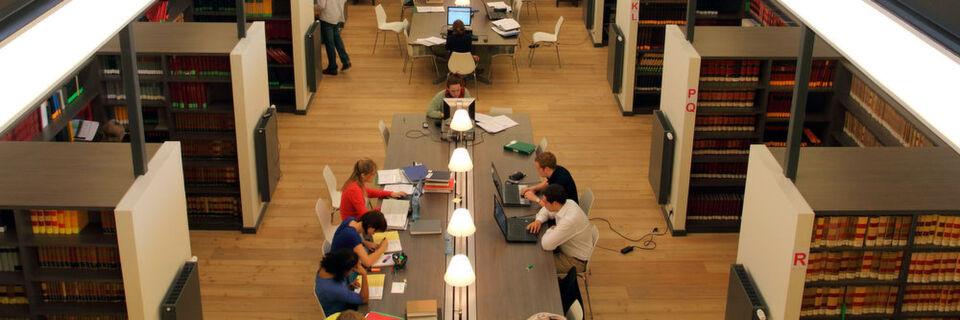Bibliothek in der Uni Gent Bibliothek in der Uni Gent