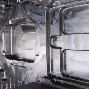 Deutsche Edelstahlwerke (DE) will present its newly developed Formadur 400 for the first time. According to DE, to achieve high surface finishing, this pre-hardened, plastic mould steel is characterised by a homogenous micro-structure with a hardness range of 365 - 410 HB. Deutsche Edelstahlwerke (DE) will present its newly developed Formadur 400 for the first time. According to DE, to achieve high surface finishing, this pre-hardened, plastic mould steel is characterised by a homogenous micro-structure with a hardness range of 365 - 410 HB.