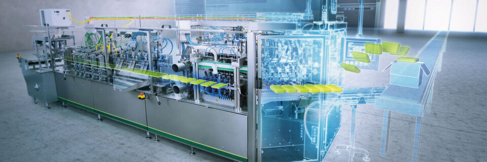 Auch Siemens beschäftigt sich mit der digitalen Wertschöpfungskette für die Verpackungsindustrie. Auch Siemens beschäftigt sich mit der digitalen Wertschöpfungskette für die Verpackungsindustrie.