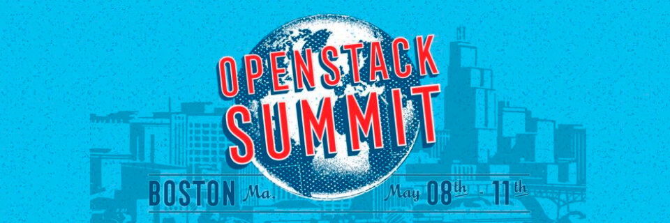 Das offizielle Logo des OpenStack Summit in Boston 2017 Das offizielle Logo des OpenStack Summit in Boston 2017