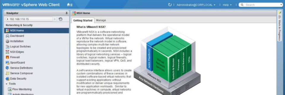 Screenshot VMware vSphere Web Client. Screenshot VMware vSphere Web Client.