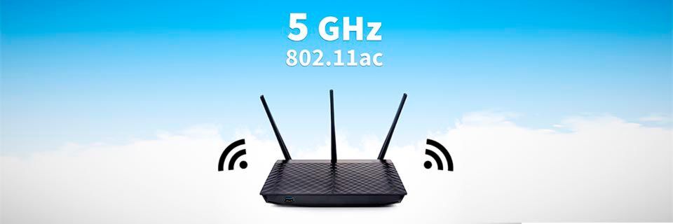 Das 5-GHz-Band ist das einzige Band, das die Möglichkeiten des 802.11ac-Standards wirklich nutzen kann. Das 5-GHz-Band ist das einzige Band, das die Möglichkeiten des 802.11ac-Standards wirklich nutzen kann.