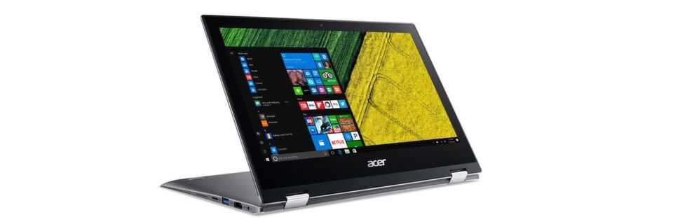 Komfortabel: die Convertible-Funktion des Acer Spin 1 Komfortabel: die Convertible-Funktion des Acer Spin 1