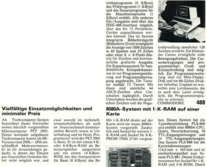 Die ELEKTRONIKPRAXIS befasste sich in Ausgabe 04 1978 mit dem damals frisch in Deutschland erschienenen Commodore PET 2001. Die ELEKTRONIKPRAXIS befasste sich in Ausgabe 04 1978 mit dem damals frisch in Deutschland erschienenen Commodore PET 2001.