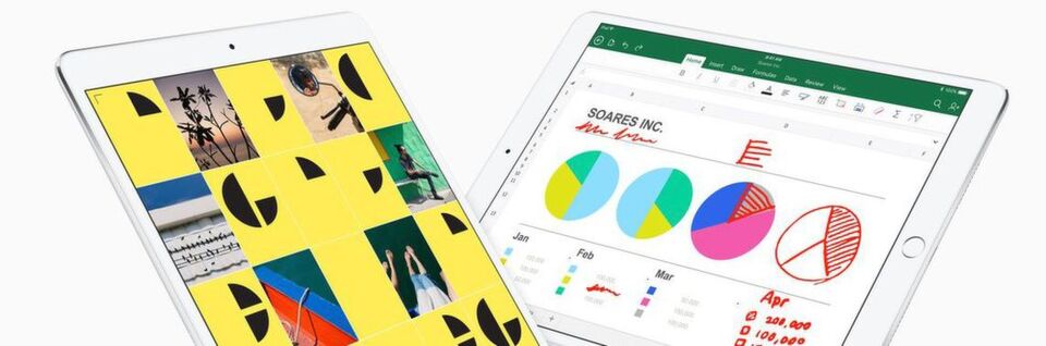 Apples iPad Pro gibt es jetzt mit einem 10,5 Zoll oder einem 12,9 Zoll großen Display. Apples iPad Pro gibt es jetzt mit einem 10,5 Zoll oder einem 12,9 Zoll großen Display.