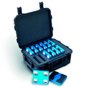 Die Einheiten sind sehr leicht und kompakt. In der Tragebox lassen sie sich einfach mitnehmen und flexibel einsetzen. Die Einheiten sind sehr leicht und kompakt. In der Tragebox lassen sie sich einfach mitnehmen und flexibel einsetzen.