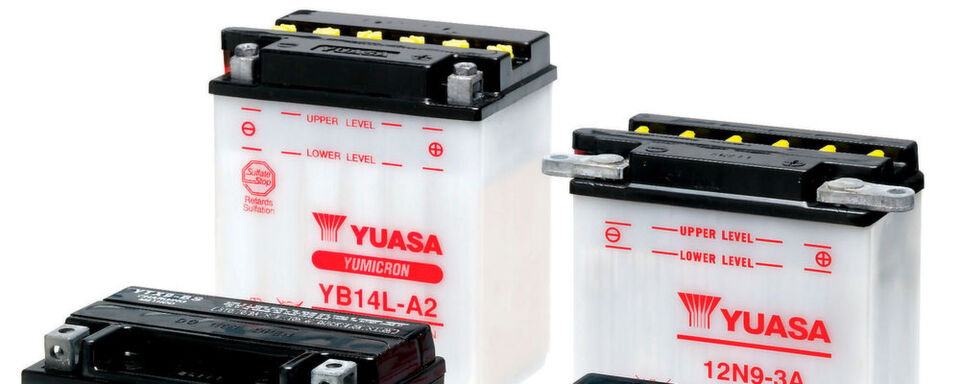 Die Hochleistungsbatterien von GS YUASA mit geringem Verbrauch. Die Hochleistungsbatterien von GS YUASA mit geringem Verbrauch.