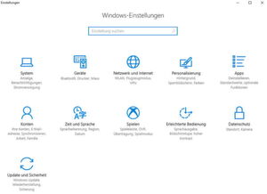 In der Einstellungs-App von Windows 10 sind die wichtigsten Einstellungen zu finden. In der Einstellungs-App von Windows 10 sind die wichtigsten Einstellungen zu finden.