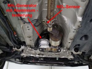 Das BNOX-System braucht mit dem zusätzlichen Ammoniak-Generator viel Platz. Das BNOX-System braucht mit dem zusätzlichen Ammoniak-Generator viel Platz.