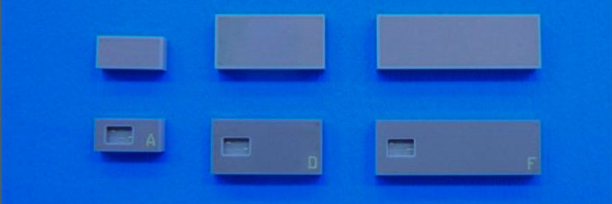 Keramische Bauteile mit integrierter RFID-Antenne (Skala mit 1,0 mm Schritten). Die auf IoT abzielende Entwicklung von Kyocera ermöglicht neue RFID-Applikationen für den Automotive- und mHealth-Markt. Keramische Bauteile mit integrierter RFID-Antenne (Skala mit 1,0 mm Schritten). Die auf IoT abzielende Entwicklung von Kyocera ermöglicht neue RFID-Applikationen für den Automotive- und mHealth-Markt.