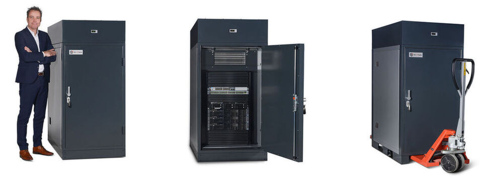 Peter Wäsch, Geschäftsführer bei RZ-Products, präsentiert das jüngste Product aus dem eigenen Haus: „DC-ITSafe Office Edition“. Peter Wäsch, Geschäftsführer bei RZ-Products, präsentiert das jüngste Product aus dem eigenen Haus: „DC-ITSafe Office Edition“.