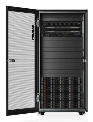 „Lenovo Think Agile CX2200“ - das System ist gedacht für den Microsoft Azure Stack und setckt in einem Rack mit 25 Höheneinheiten. „Lenovo Think Agile CX2200“ - das System ist gedacht für den Microsoft Azure Stack und setckt in einem Rack mit 25 Höheneinheiten.
