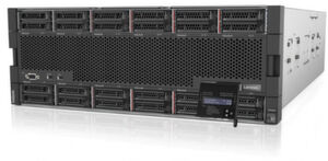 Das ist das System „Lenovo Think System SR950“ für so genannte mission critical Systeme. Das ist das System „Lenovo Think System SR950“ für so genannte mission critical Systeme.