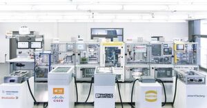 Durch smarte Technologien wird die Smart Factory im Vergleich zu heutigen industriellen Unternehmen deutlich effizienter. Durch smarte Technologien wird die Smart Factory im Vergleich zu heutigen industriellen Unternehmen deutlich effizienter.