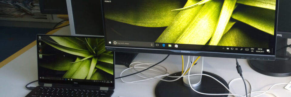 Im Test: Der 25-Zoll-Monitor Philips Brilliance 258B6QUEB mit USB-C-Docking-Station. Im Test: Der 25-Zoll-Monitor Philips Brilliance 258B6QUEB mit USB-C-Docking-Station.