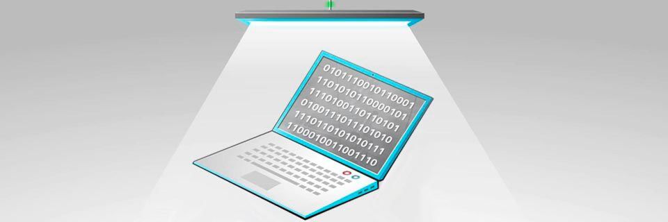 Bei der VLC-Technologie werden LED-basierte Beleuchtungsquellen, z.B. eine Deckenlampe, zur Datenübertragung genutzt. Bei der VLC-Technologie werden LED-basierte Beleuchtungsquellen, z.B. eine Deckenlampe, zur Datenübertragung genutzt.