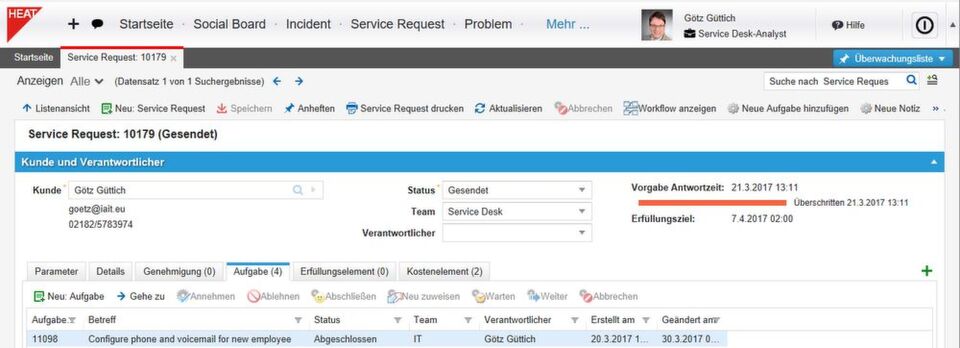 Der Ivanti Service Manager ist insbesondere für Unternehmen interessant, die ein ganzheitliches Service Management implementieren möchten. Der Ivanti Service Manager ist insbesondere für Unternehmen interessant, die ein ganzheitliches Service Management implementieren möchten.