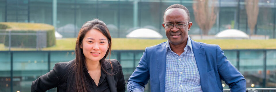 Elaine Tan, COO, und Amadou Diallo, CEO, stellen die DHL-Tochter Saloodo in unserem Interview vor. Elaine Tan, COO, und Amadou Diallo, CEO, stellen die DHL-Tochter Saloodo in unserem Interview vor.