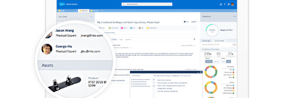 Mit der Lightning Service Konsole verspricht Salesforce eine ganzheitliche Benutzeroberfläche für Mitarbeiter im Service-Center. Mit der Lightning Service Konsole verspricht Salesforce eine ganzheitliche Benutzeroberfläche für Mitarbeiter im Service-Center.