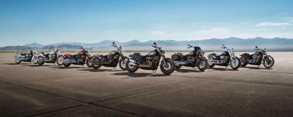 Die neuen Harley-Davidson Softails. Die neuen Harley-Davidson Softails.