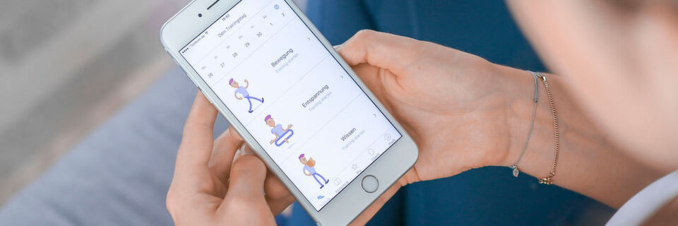 Um Rückenschmerzen entgegenzuwirken, hat Kaia eine App mit Übungsprogrammen entwickelt Um Rückenschmerzen entgegenzuwirken, hat Kaia eine App mit Übungsprogrammen entwickelt