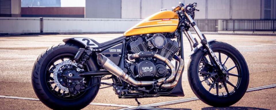 Das neue Intermot Custom Bike made by Marcus Walz: Yamaha XV 950 R Dragger. Das neue Intermot Custom Bike made by Marcus Walz: Yamaha XV 950 R Dragger.