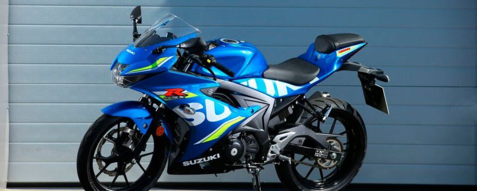 Die "Baby-Gixxer" im Stand. Die "Baby-Gixxer" im Stand.