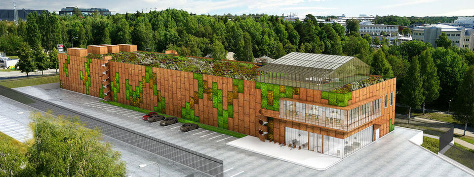 Noch handelt es sich um eine Fotomontage, doch Multigrid plant groß. Das Rechenzentrum soll nicht nur die IT verschiedener Kunden beheimaten, sondern auch Hitze für das lokale Fernwärmenetz liefern. Noch handelt es sich um eine Fotomontage, doch Multigrid plant groß. Das Rechenzentrum soll nicht nur die IT verschiedener Kunden beheimaten, sondern auch Hitze für das lokale Fernwärmenetz liefern.