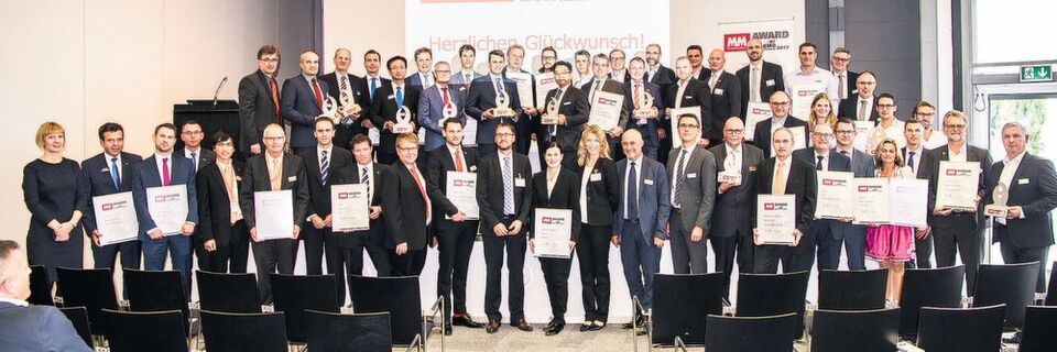 Die Sieger und Shortlist-Gewinner des MM Award zur EMO Hannover 2017 wurden gestern gekürt. Ausgezeichnet wurden insgesamt 27 Unternehmen in zwölf Kategorien. Die Sieger und Shortlist-Gewinner des MM Award zur EMO Hannover 2017 wurden gestern gekürt. Ausgezeichnet wurden insgesamt 27 Unternehmen in zwölf Kategorien.